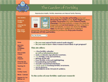 Tablet Screenshot of gardenoffertility.com